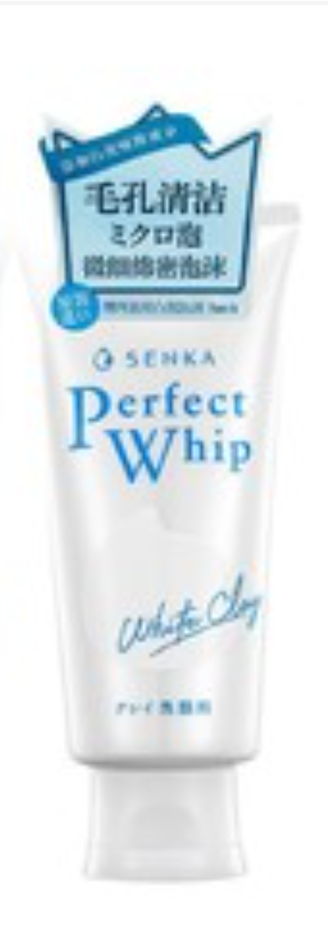 SENKA PERFECT WHIP 蚕丝白泥泡沫洁洗面奶