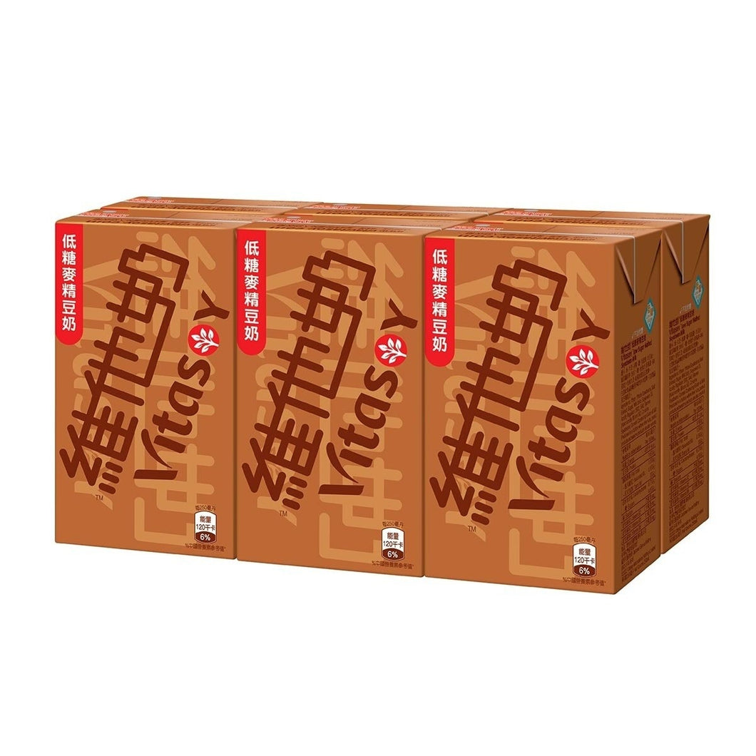 低糖麥精豆奶250毫升(6包裝)