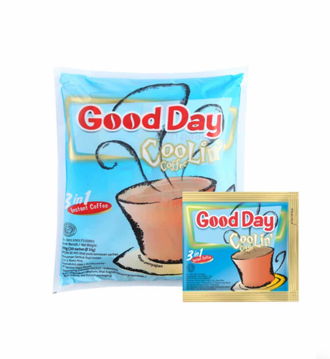 好日子三合一即溶咖啡薄荷味Good Day Coffee Coolin20gx30