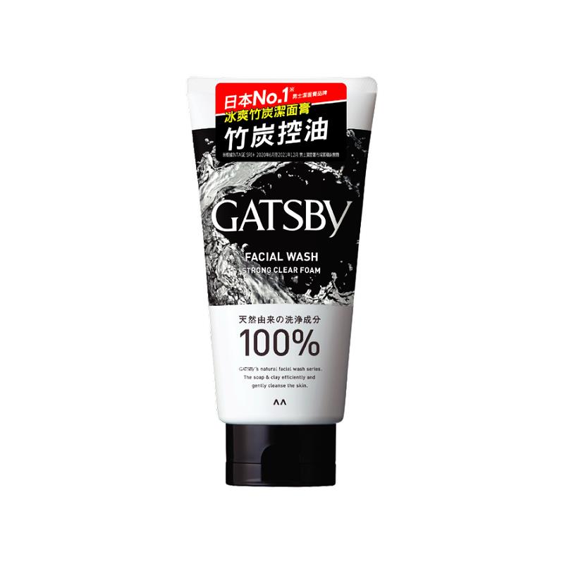 GATSBY 冰爽竹炭潔面膏 130G