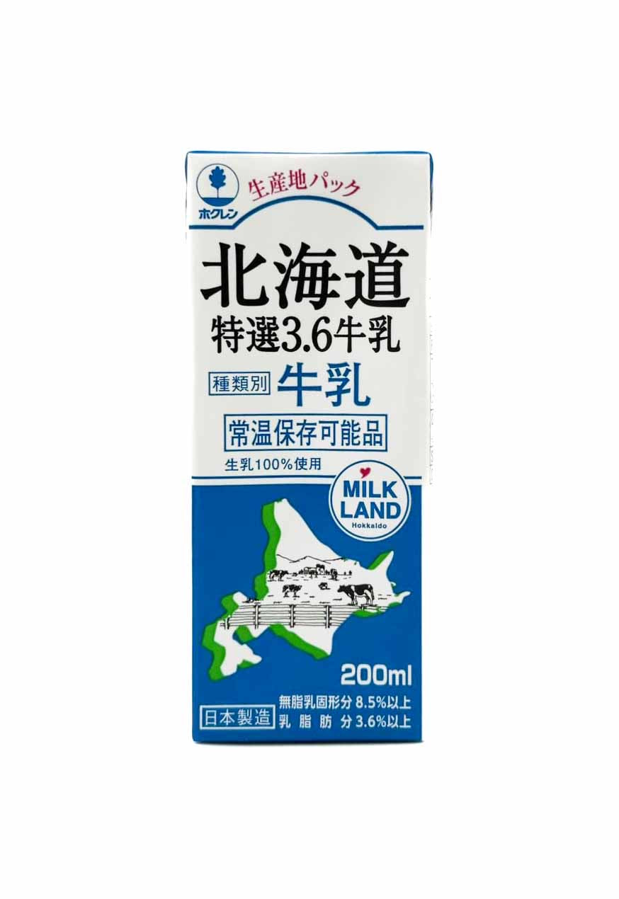 北海道特選3.6牛乳 (200毫升)