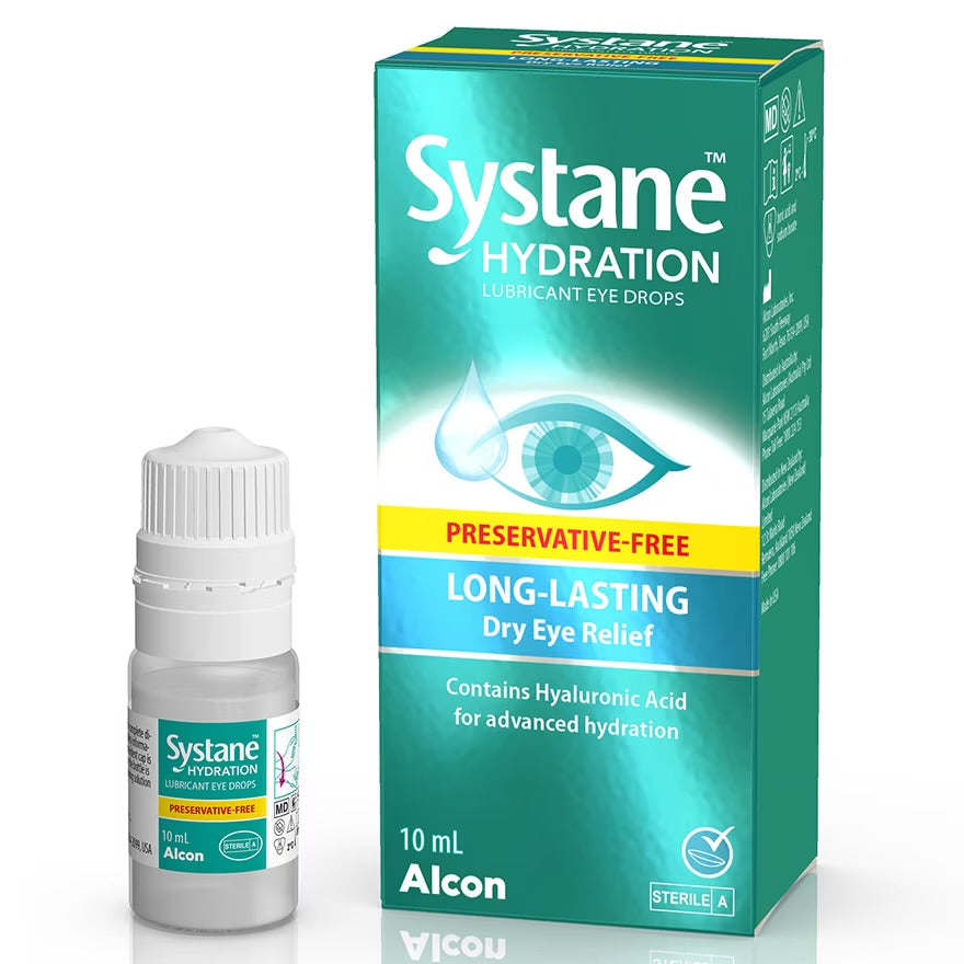 Alcon Systane Hydration Lubricant Eye Drop10ml適然水份滋潤眼藥水無防腐劑樽裝10毫升
