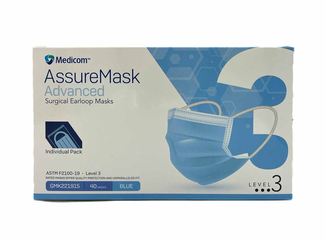 Medicom AssureMask Advanced Level 3 mask(獨立包裝)