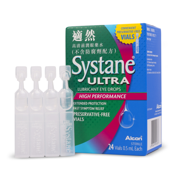 Alcon Systane Ultra適然無防腐劑人工淚液 0.5ml獨立24支裝