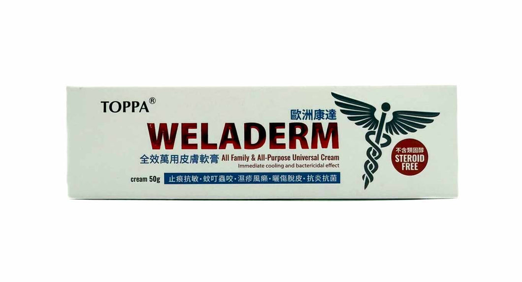Toppa Weladerm 歐洲康達 
全效萬用皮膚軟膏 50g