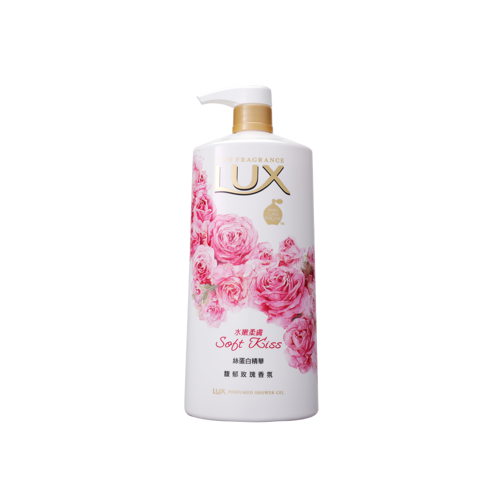 LUX 麗仕 水嫩柔膚馥郁玫瑰香氛沐浴乳 1L